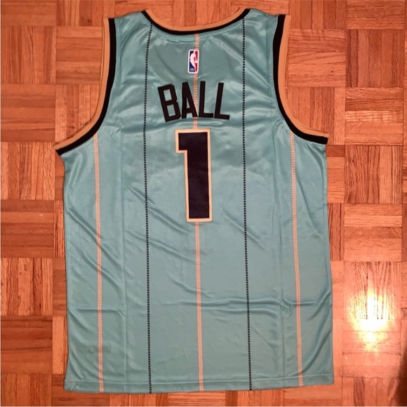 Charlotte Hornets Ball #1 Jersey - Picture 1 of 2